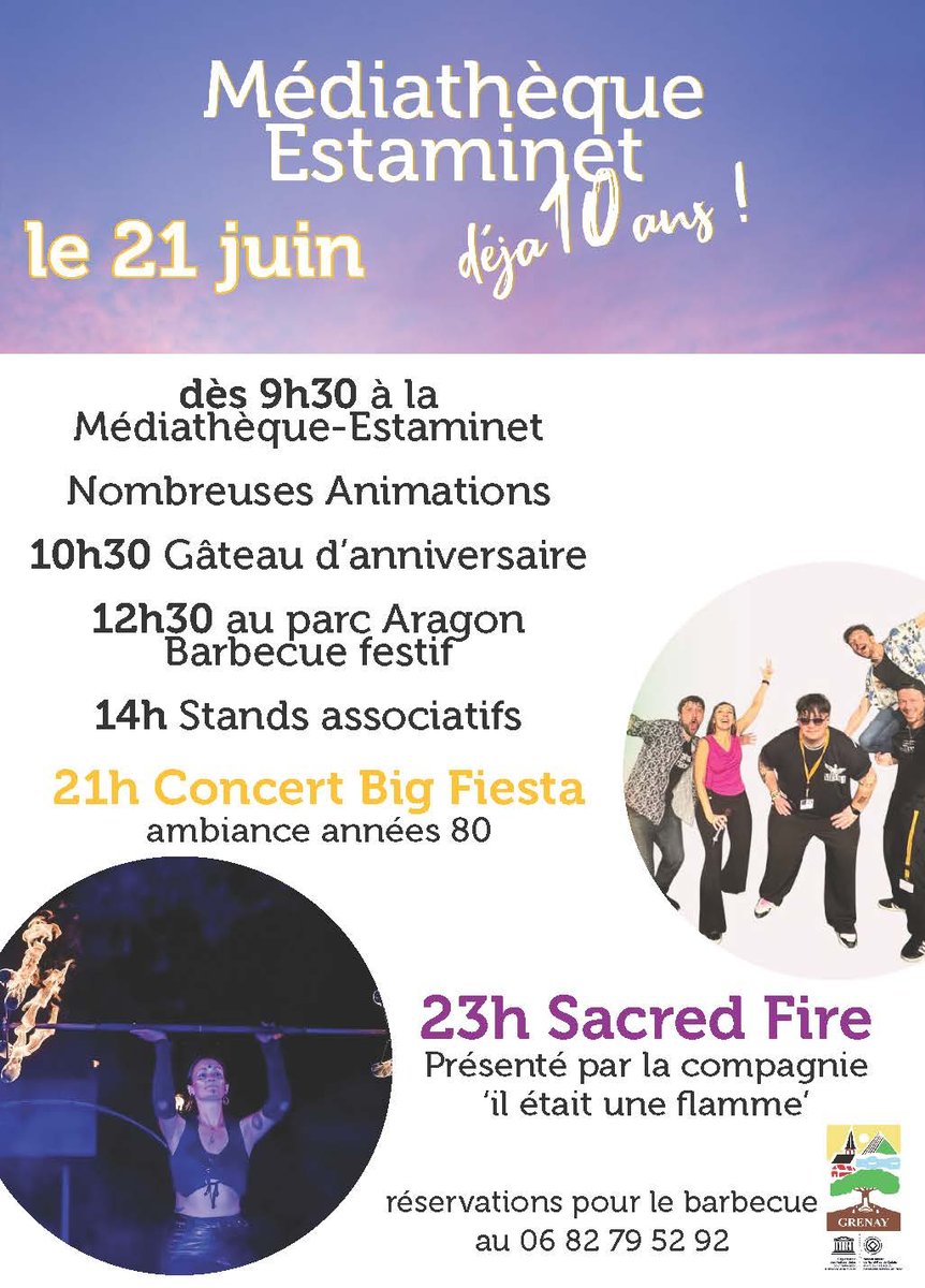10 ans Média Affiche
