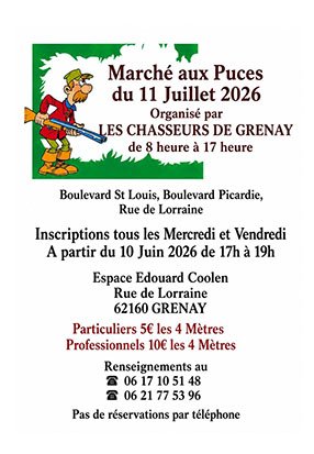 Marché aux puces chasseurs site