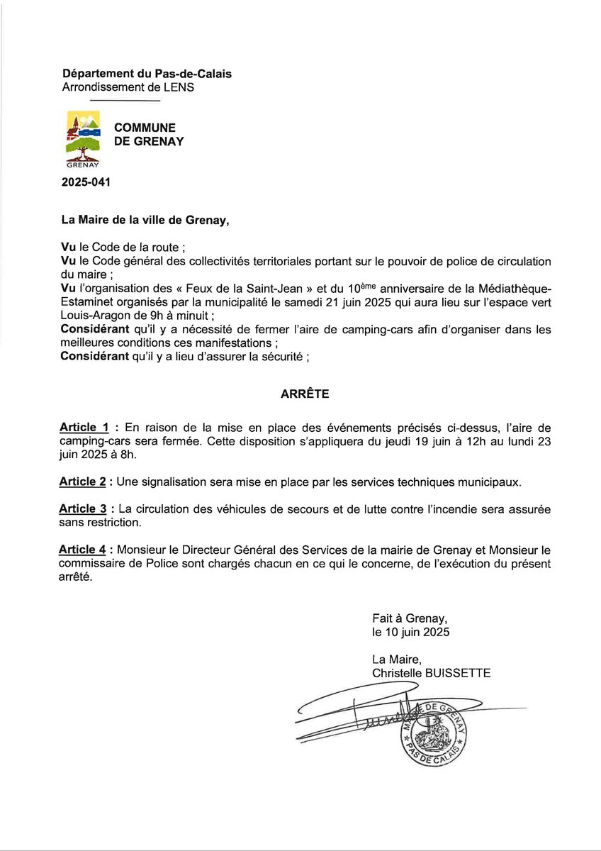 arrêté fermeture aire de camping-cars-1